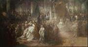 Carl Gustaf Pilo The coronation of Gustaf III, in the collection of the National Museum oil painting